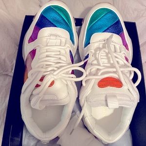 Brand New Kurt Geiger multi color sneakers